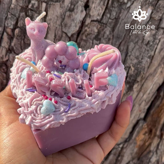 Cake candle heart 350 gr